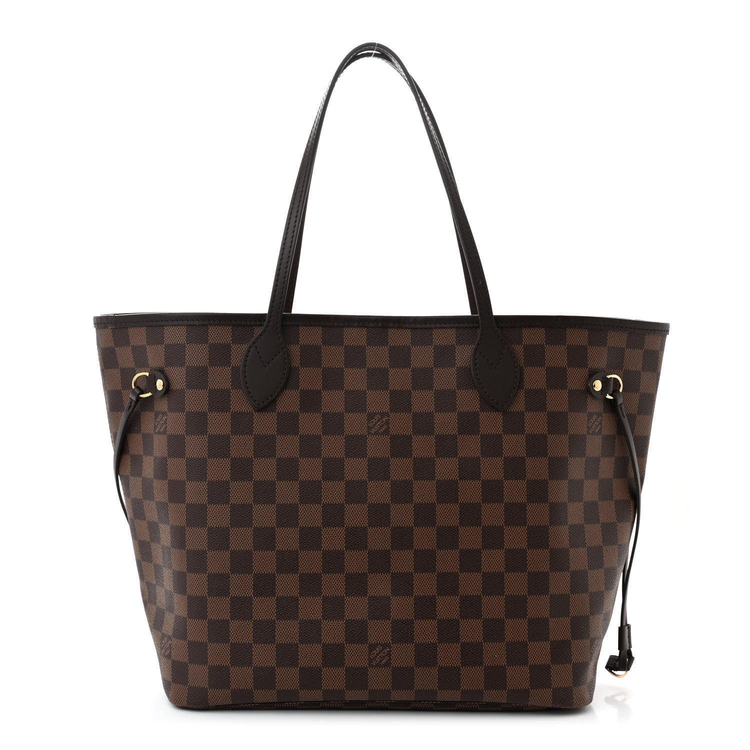 Louis Vuitton Damier Ebene Neo Neverfull MM Rose Ballerine 1 of 14
