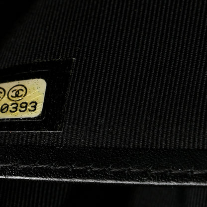 Chanel Caviar Quilted Large Gusset Flap Wallet Black 9 of 9