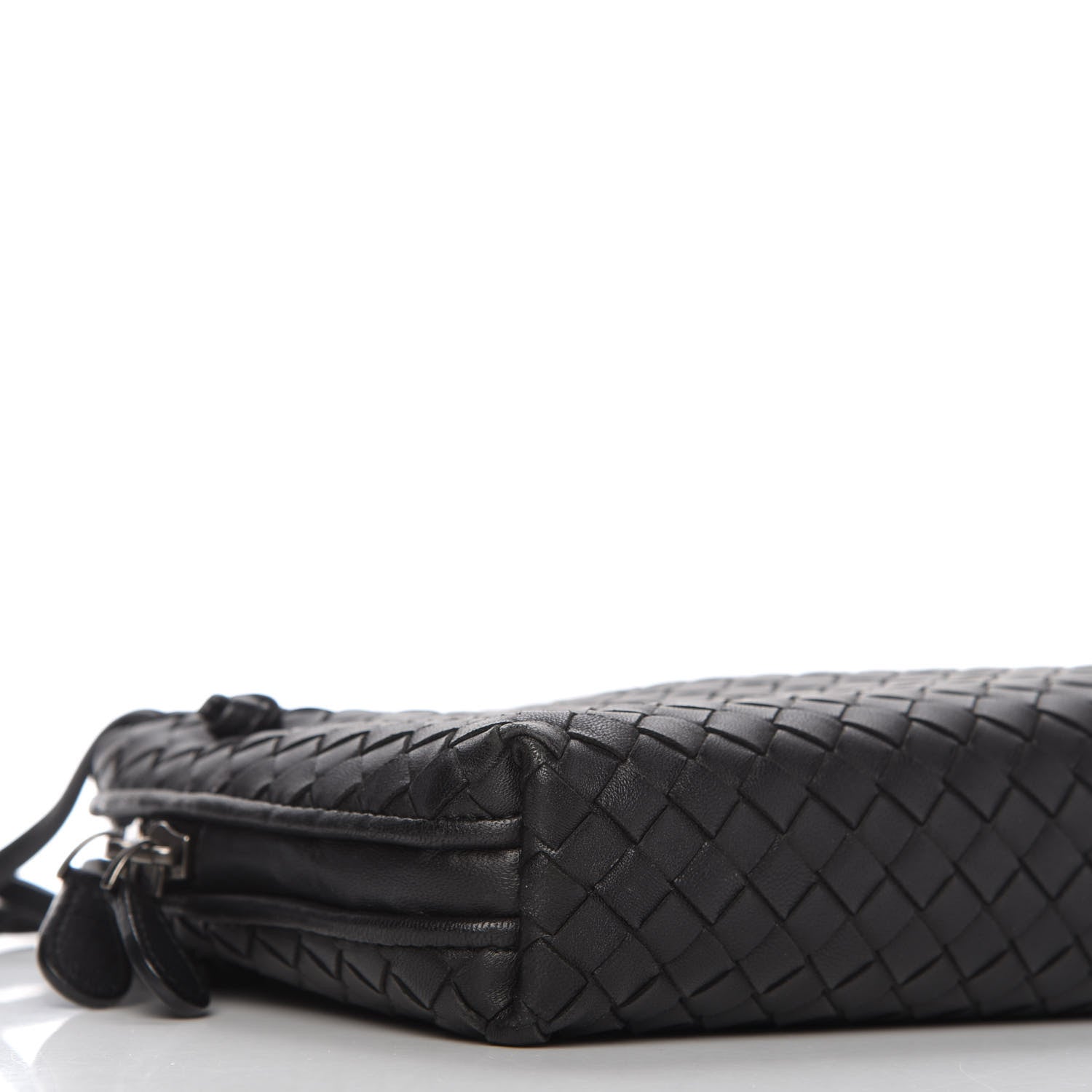 Bottega Veneta Nappa Intrecciato Nodini Crossbody Messenger Black 6 of 10