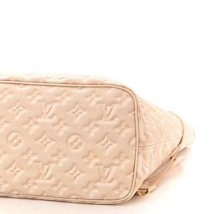 Louis Vuitton Empreinte Monogram Summer Stardust Neverfull MM Beige Clair 10 of 10