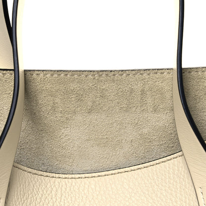 Valentino Garavani Pebbled Calfskin VRing Tote Bag Light Ivory 14 of 14