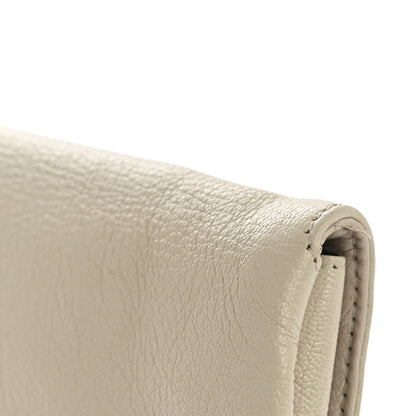 Balenciaga Chevre Silver Metallic Edge Hardware Envelope Clutch Gris Glace 14 of 15