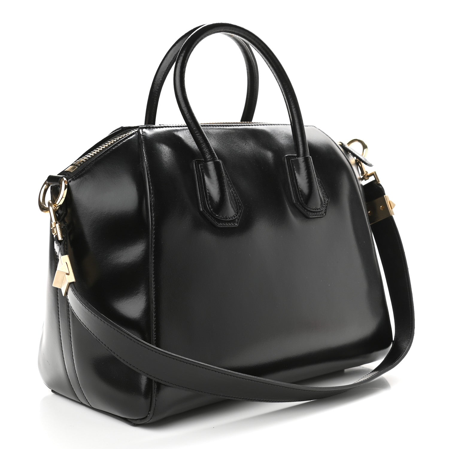 Givenchy Shiny Lord Calfskin Medium Antigona Black 3 of 10