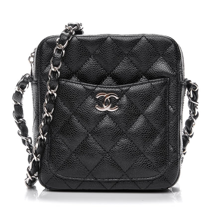 Chanel Caviar Quilted Camera Case Crossbody Bag Black 1 of 9