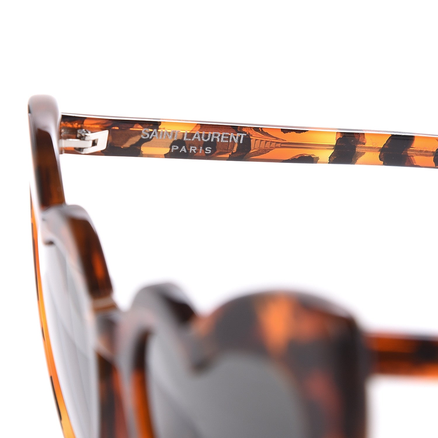 Saint Laurent Acetate Heart Frame Loulou SL181 Sunglasses Tortoise 6 of 7