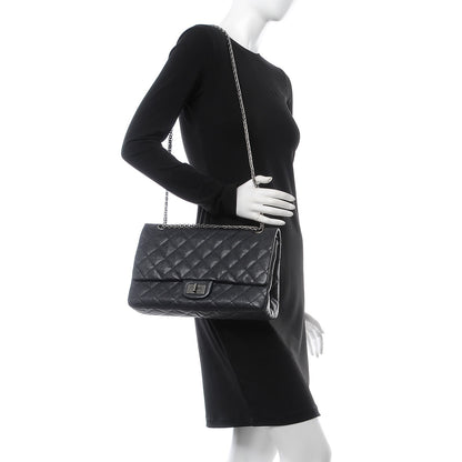 Chanel Caviar Quilted 2.55 Reissue 227 Flap Navy 2 of 8