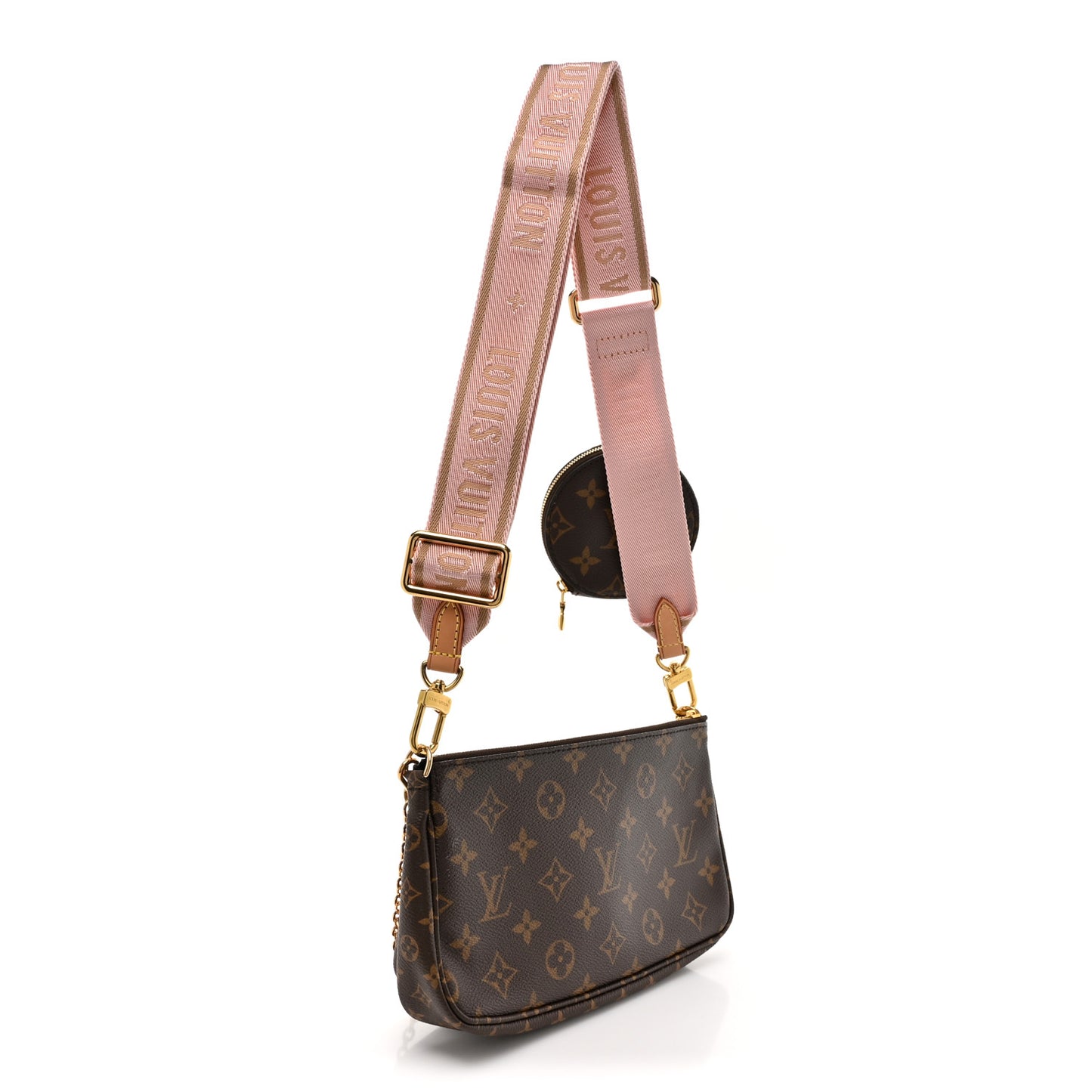 Monogram Multi Pochette Accessories Rose Clair