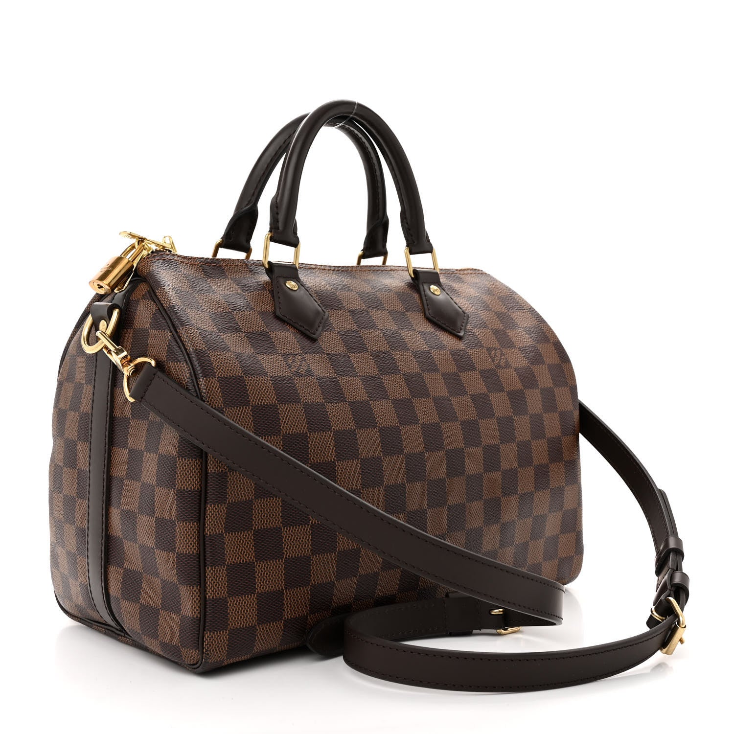 Louis Vuitton Damier Ebene Speedy Bandouliere 30 3 of 10
