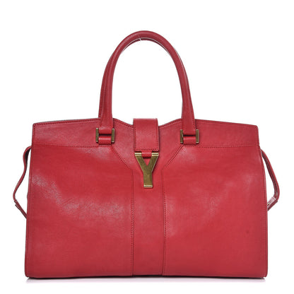 Saint Laurent Sheepskin Medium Cabas ChYc Rouge Orient 1 of 7