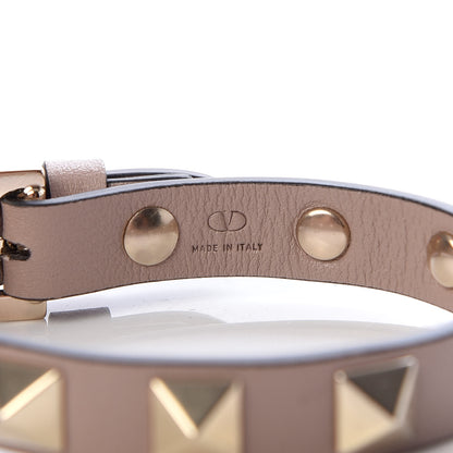 Valentino Garavani Vitello Rockstud Bracelet Poudre 4 of 5