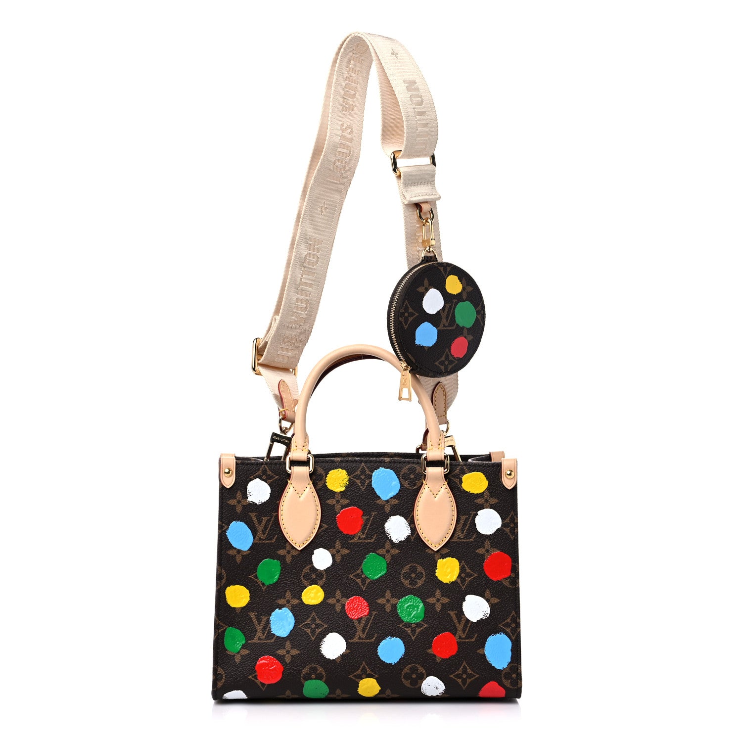 Louis Vuitton LV X YK Monogram Dots Onthego PM Multicolor 1 of 8