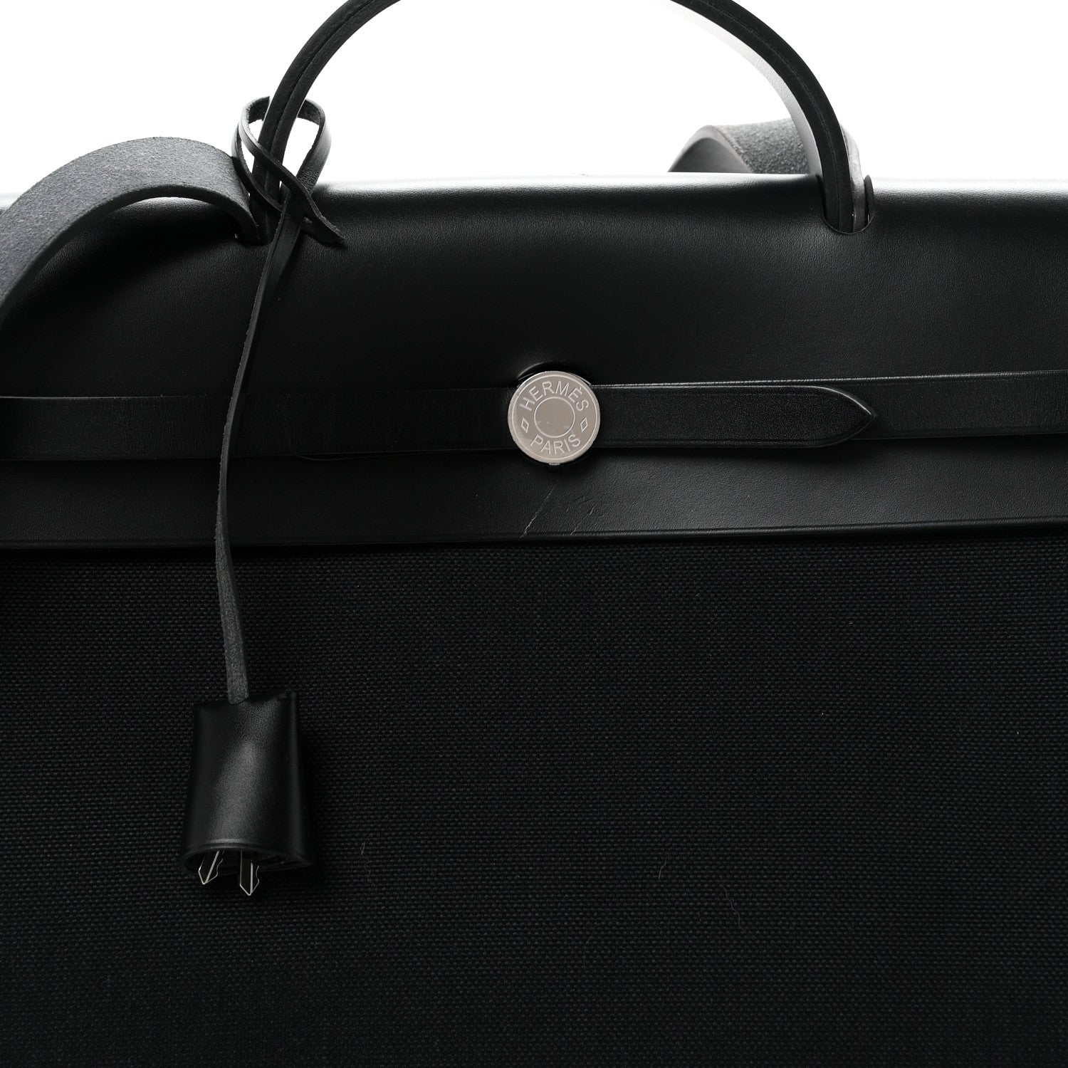 Hermes Toile Vache Hunter Herbag Zip 39 MM Black 8 of 10