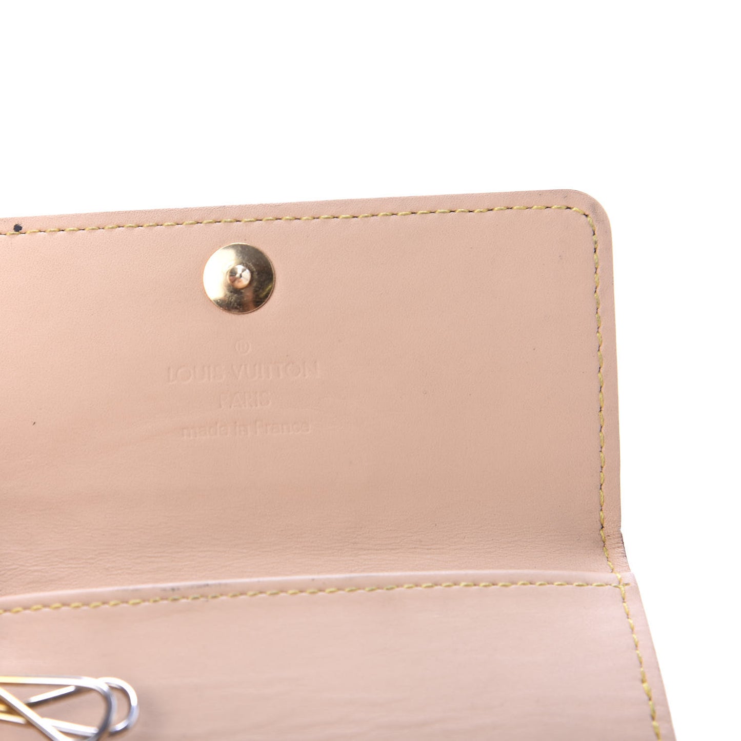 Monogram Multicolor Multicles 4 Key Holder Black