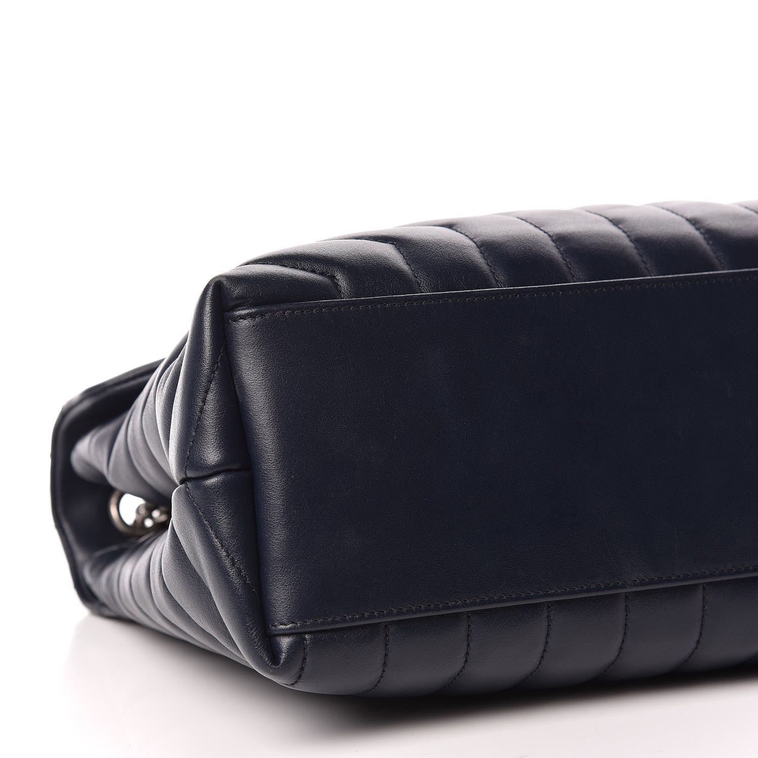 Saint Laurent Calfskin Y Quilted Monogram Medium Loulou Chain Satchel Medium Blue 5 of 14