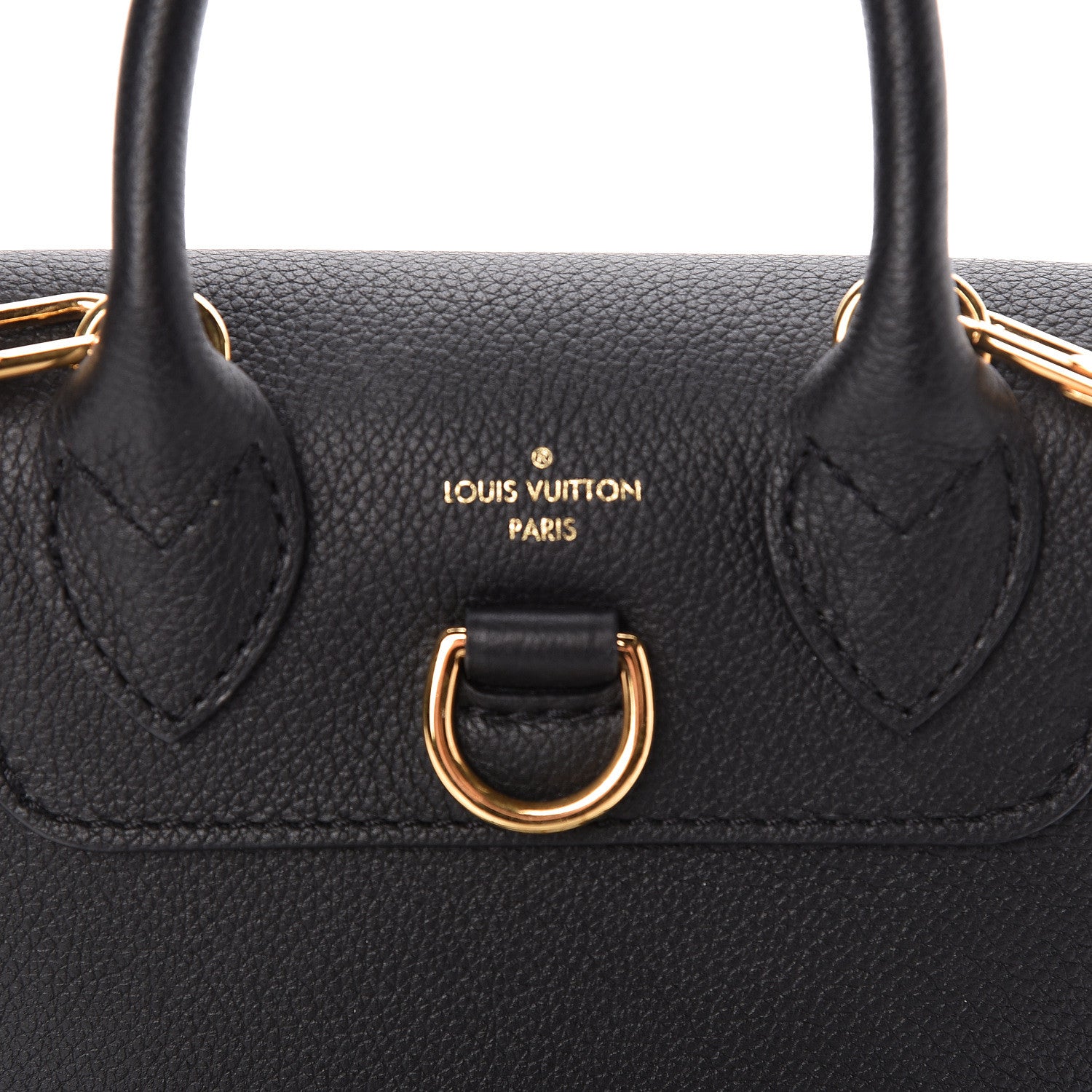 Louis Vuitton Calfskin Lockme Mini Backpack Black 8 of 10