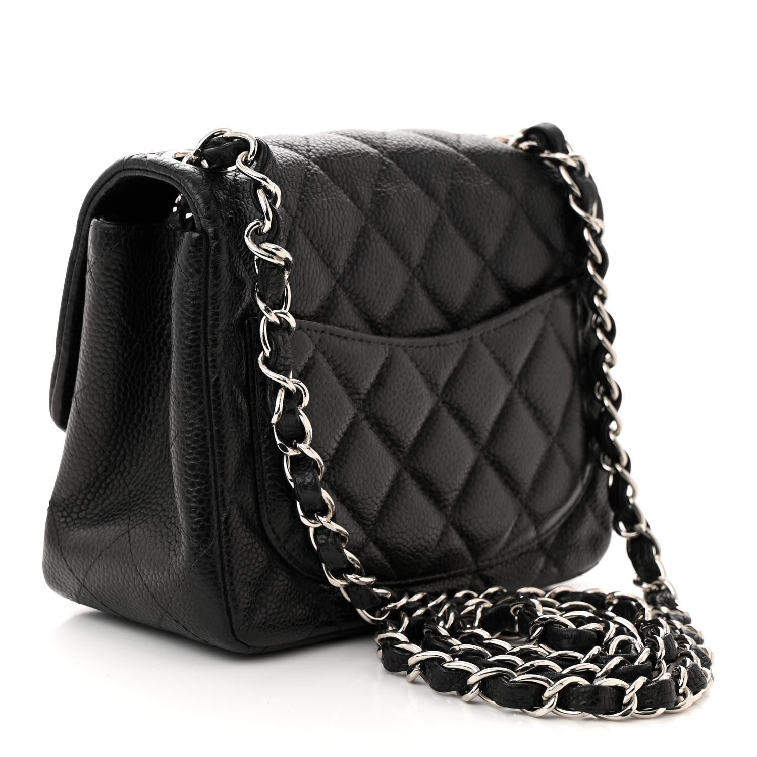Chanel Caviar Quilted Mini Square Flap Black 3 of 10