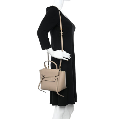 Celine Grained Calfskin Nano Belt Bag Light Taupe 2 of 14