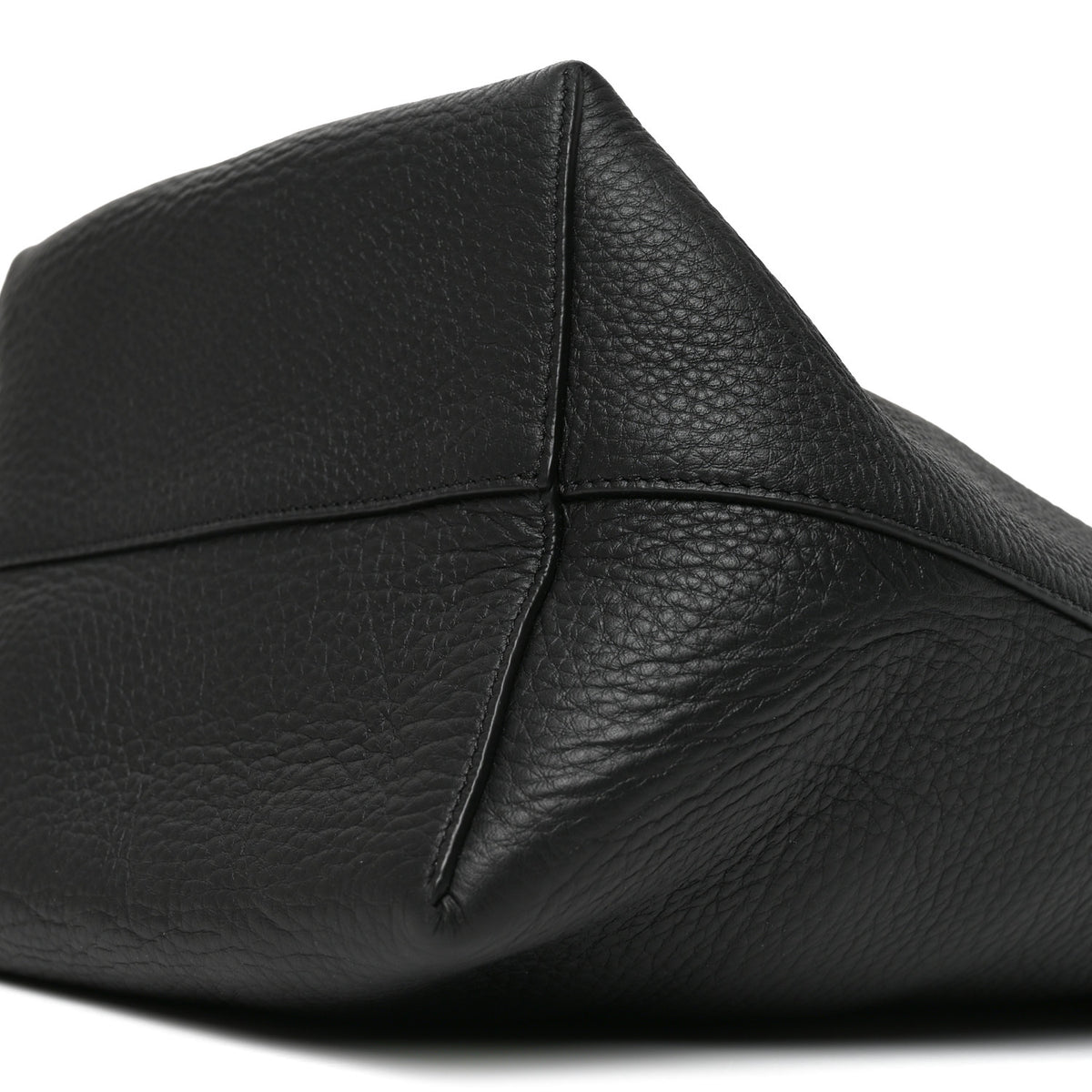 The Row Grained Calfskin Medium N/S Hook Tote Black 10 of 10