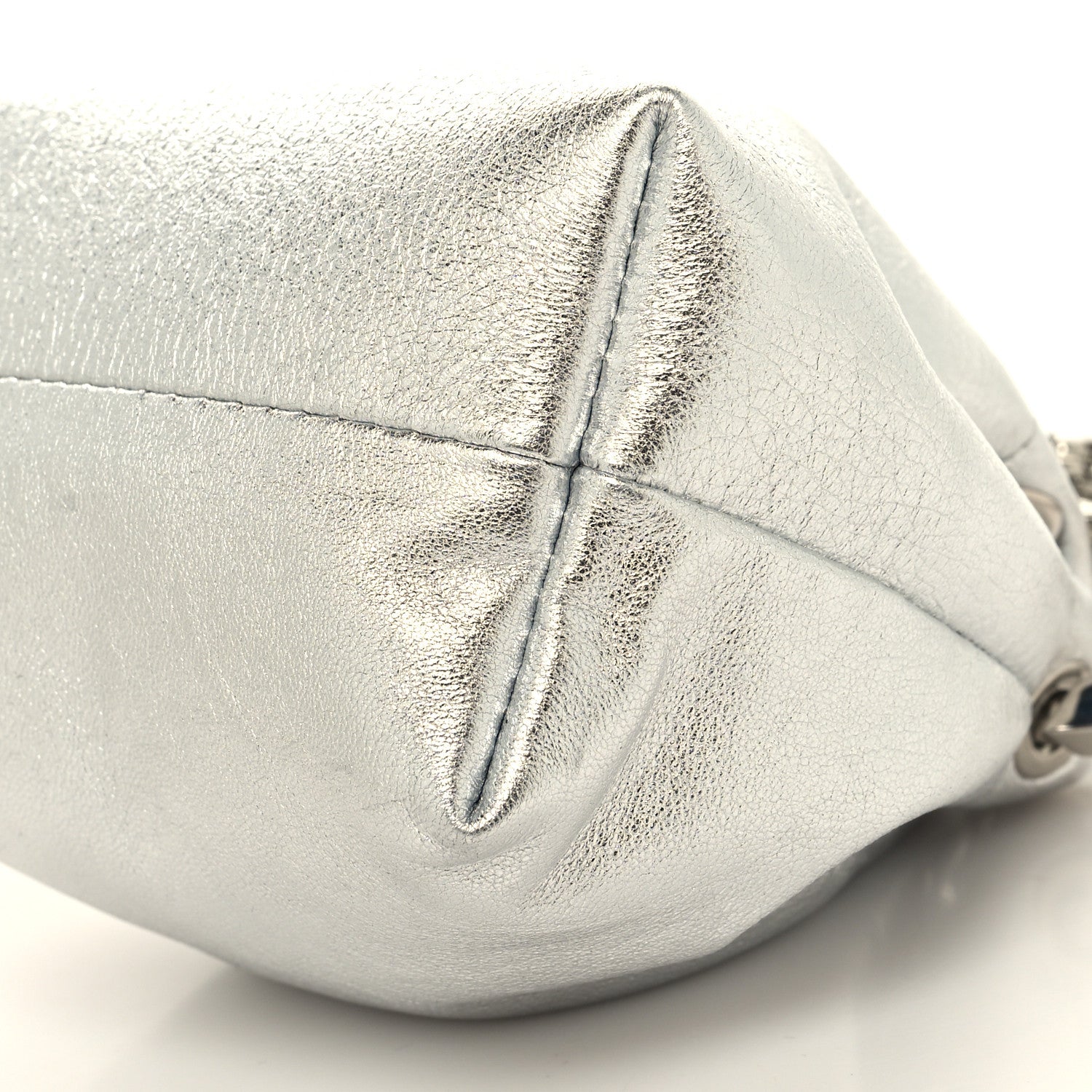 Jimmy Choo Metallic Nappa Micro Bon Bon Bag Silver 9 of 9