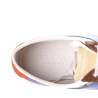 Gucci Suede Monogram Web Mens Falacer Sneakers 6.5 Nocciola Beige 7 of 10