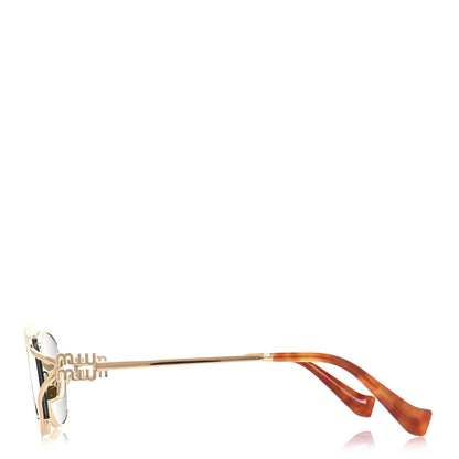 Miu Miu Metal Oval Sunglasses SMU52Y Tortoise 3 of 9