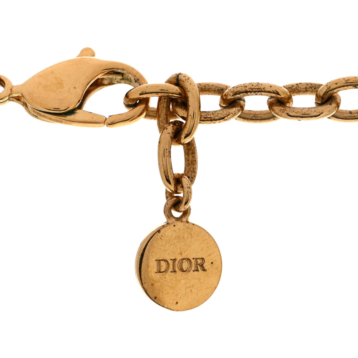 Christian Dior Metal 30 Montaigne Necklace Gold 5 of 5