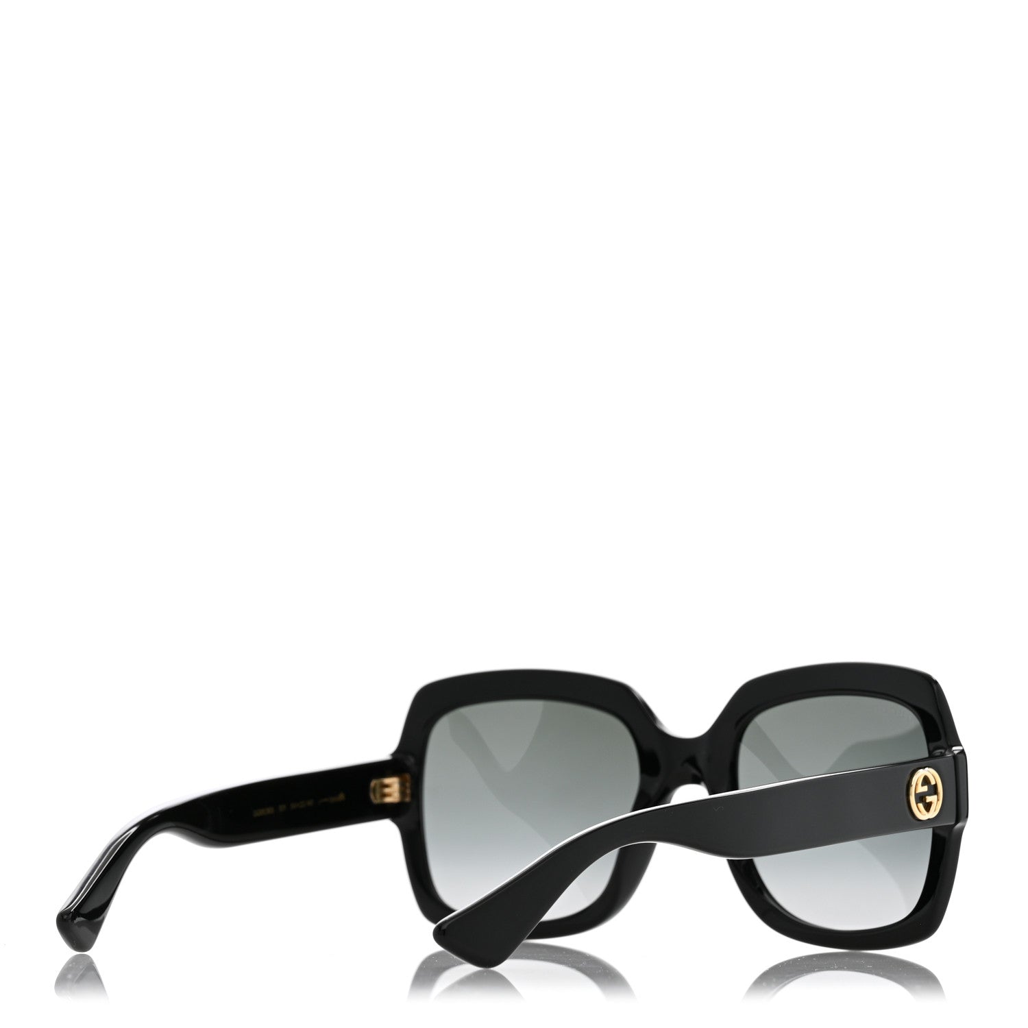 Gucci Acetate Square Frame Sunglasses GG0036S Black 4 of 9