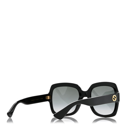 Gucci Acetate Square Frame Sunglasses GG0036S Black 4 of 9