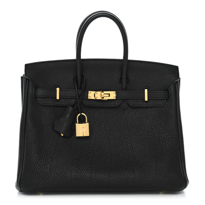 Hermes Togo Birkin 25 Black 1 of 11