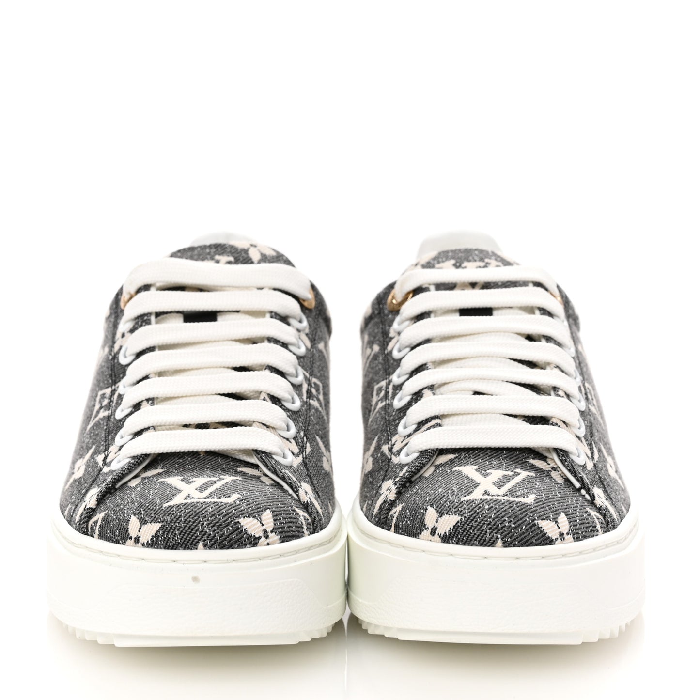 Denim Monogram Time Out Sneakers 36