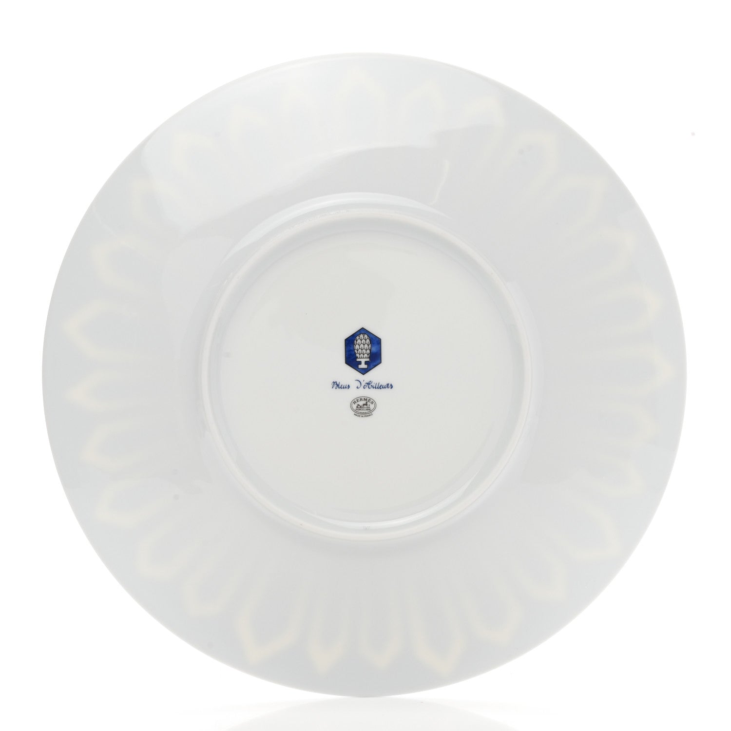 Hermes Porcelain Bleus D'Ailleurs Dinner Plate 3 of 8