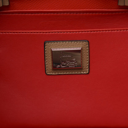 Christian Louboutin Grained Calfskin Kabiker Tote Nude 6 of 10