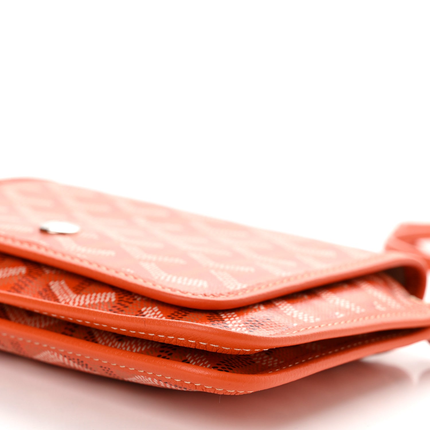Goyard Goyardine Plumet Wallet Clutch Orange 11 of 11