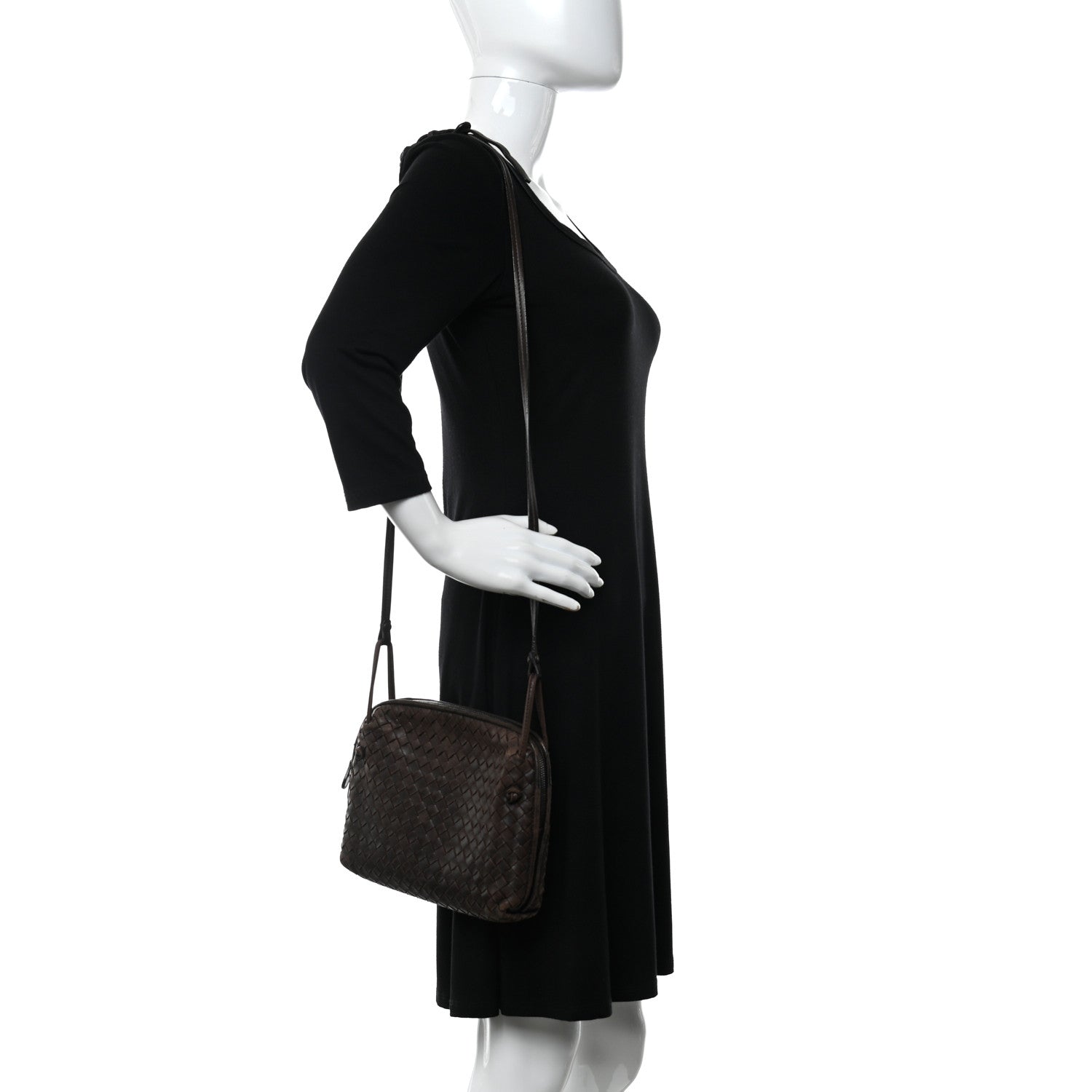 Bottega Veneta Nappa Intrecciato Nodini Crossbody Messenger Quetsche 2 of 9