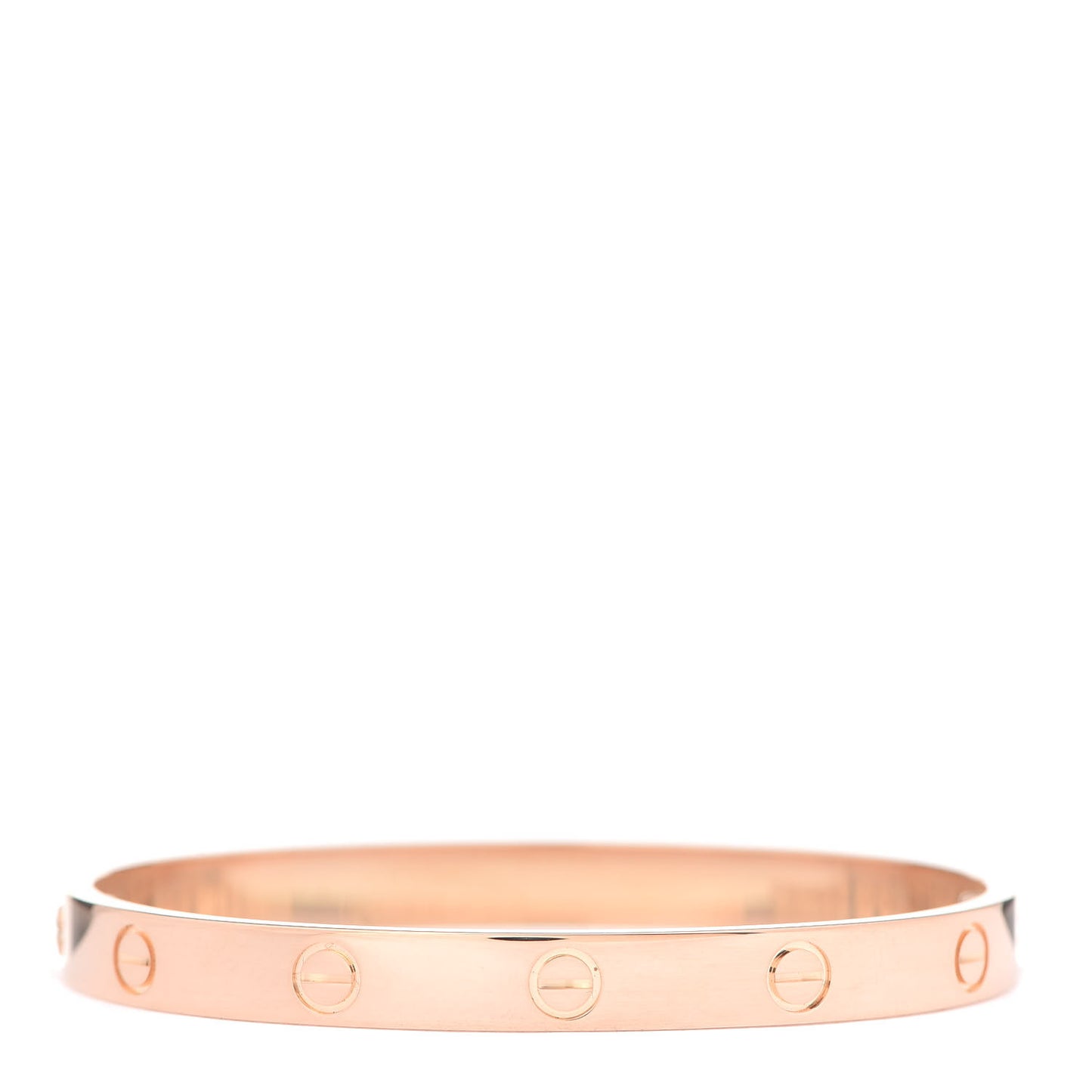 18K Pink Gold LOVE Bracelet 17
