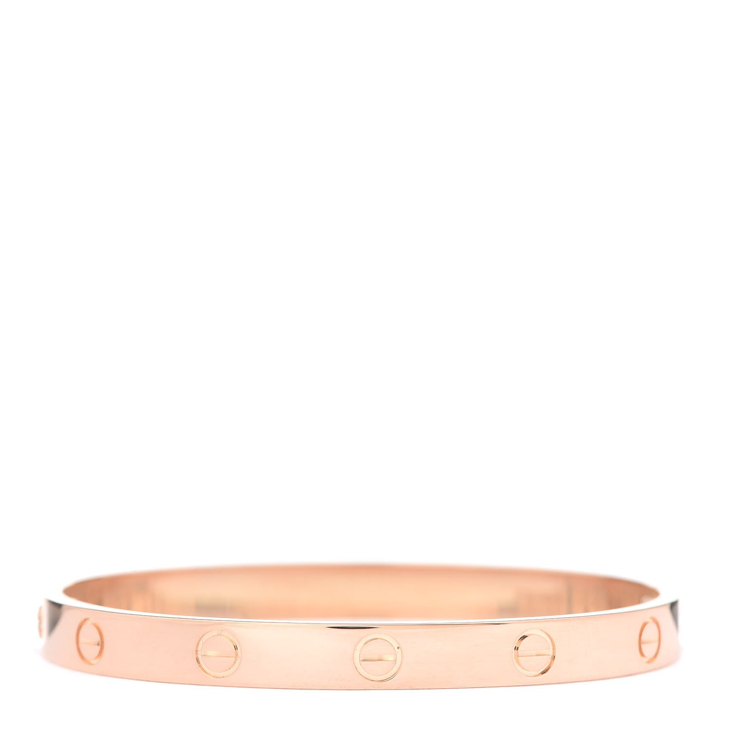 Cartier 18K Pink Gold LOVE Bracelet 17 3 of 7