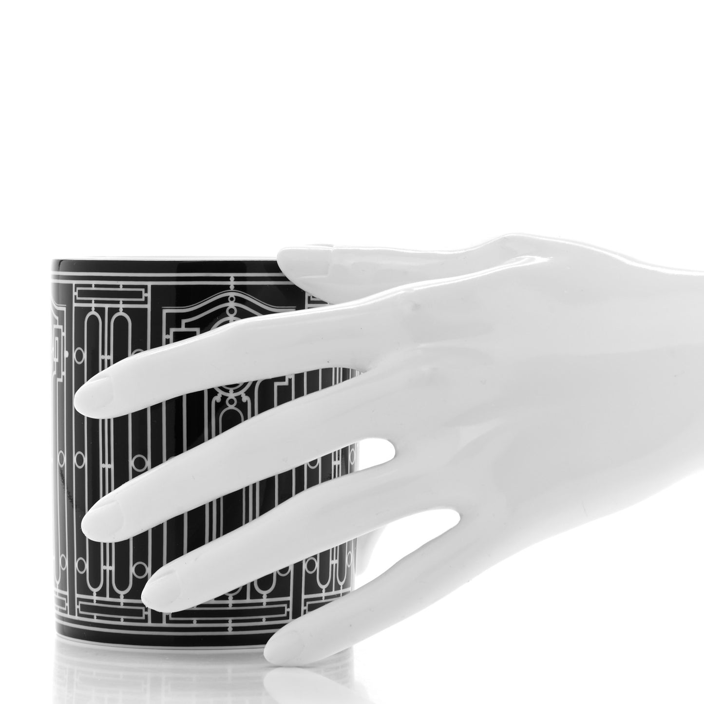 Porcelain H Deco Mug Set Of 2