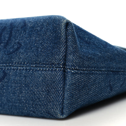 Chanel Denim CC Clutch Dark Blue 10 of 11