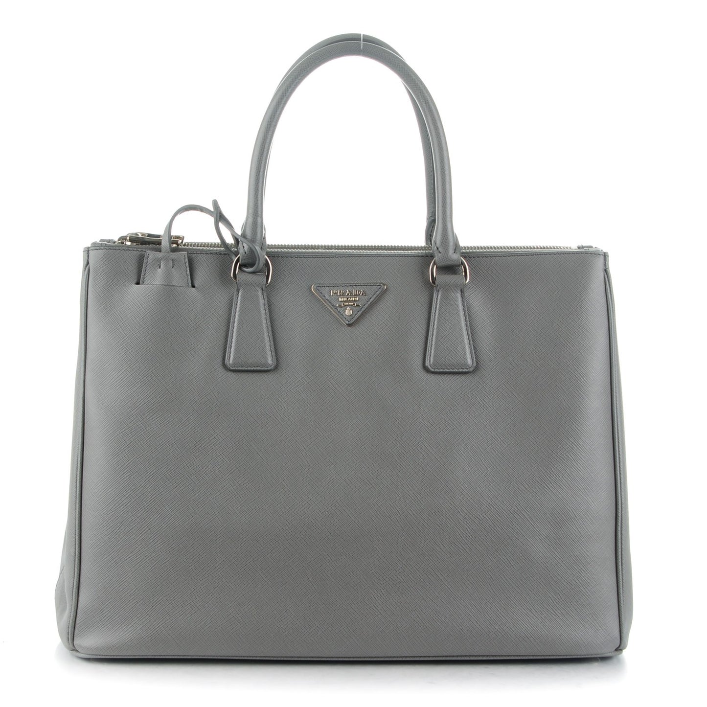 Saffiano Large Galleria Double Zip Tote Marmo