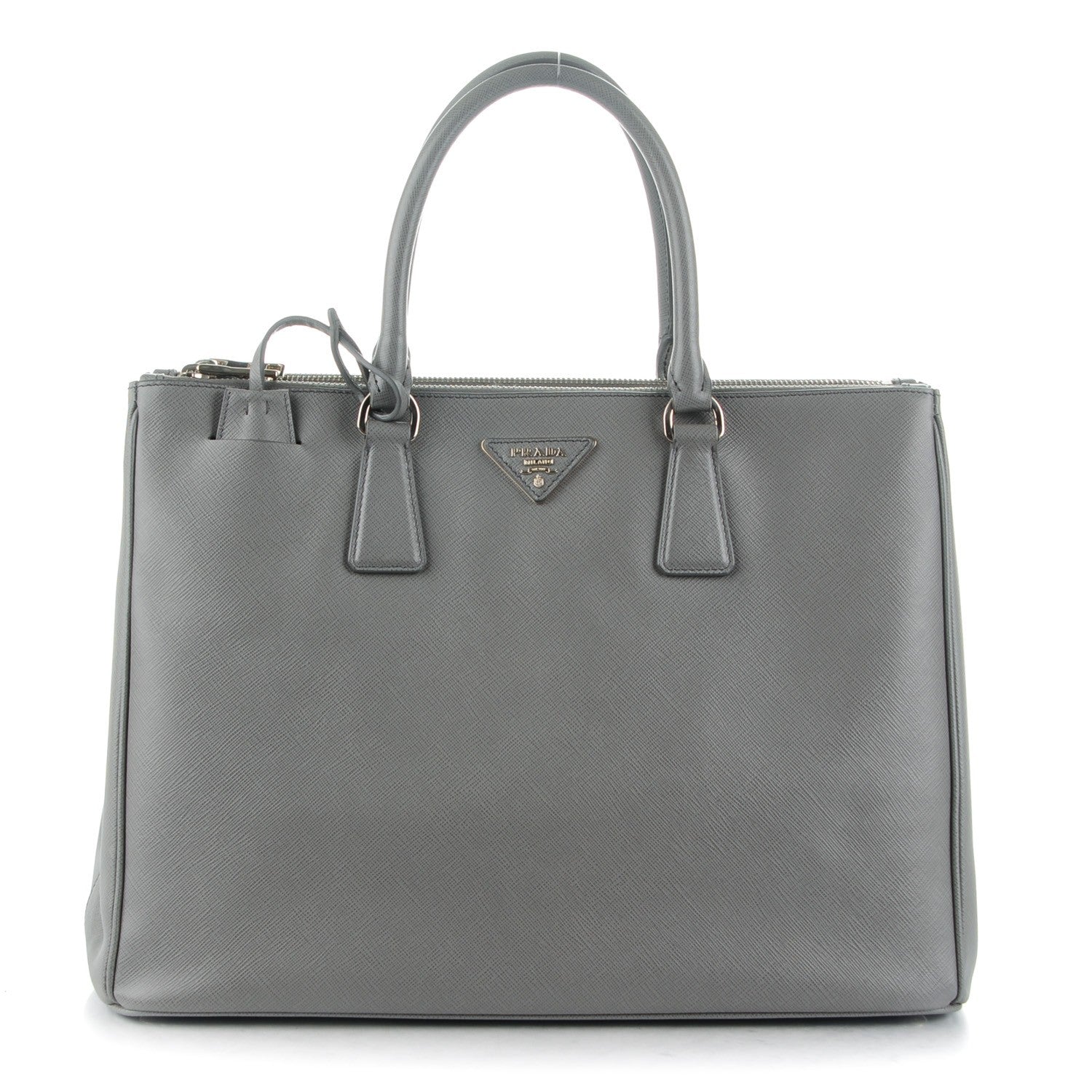 Prada Saffiano Large Galleria Double Zip Tote Marmo 1 of 9