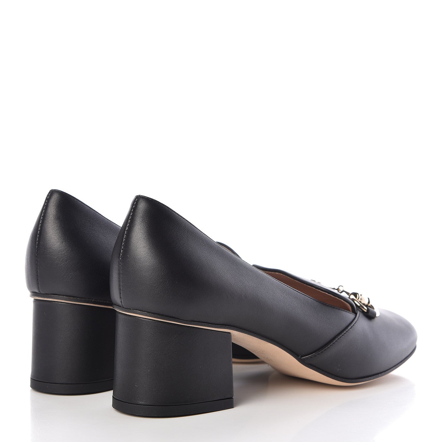 Gucci Calfskin Horsebit Loafer 37 Black 4 of 9