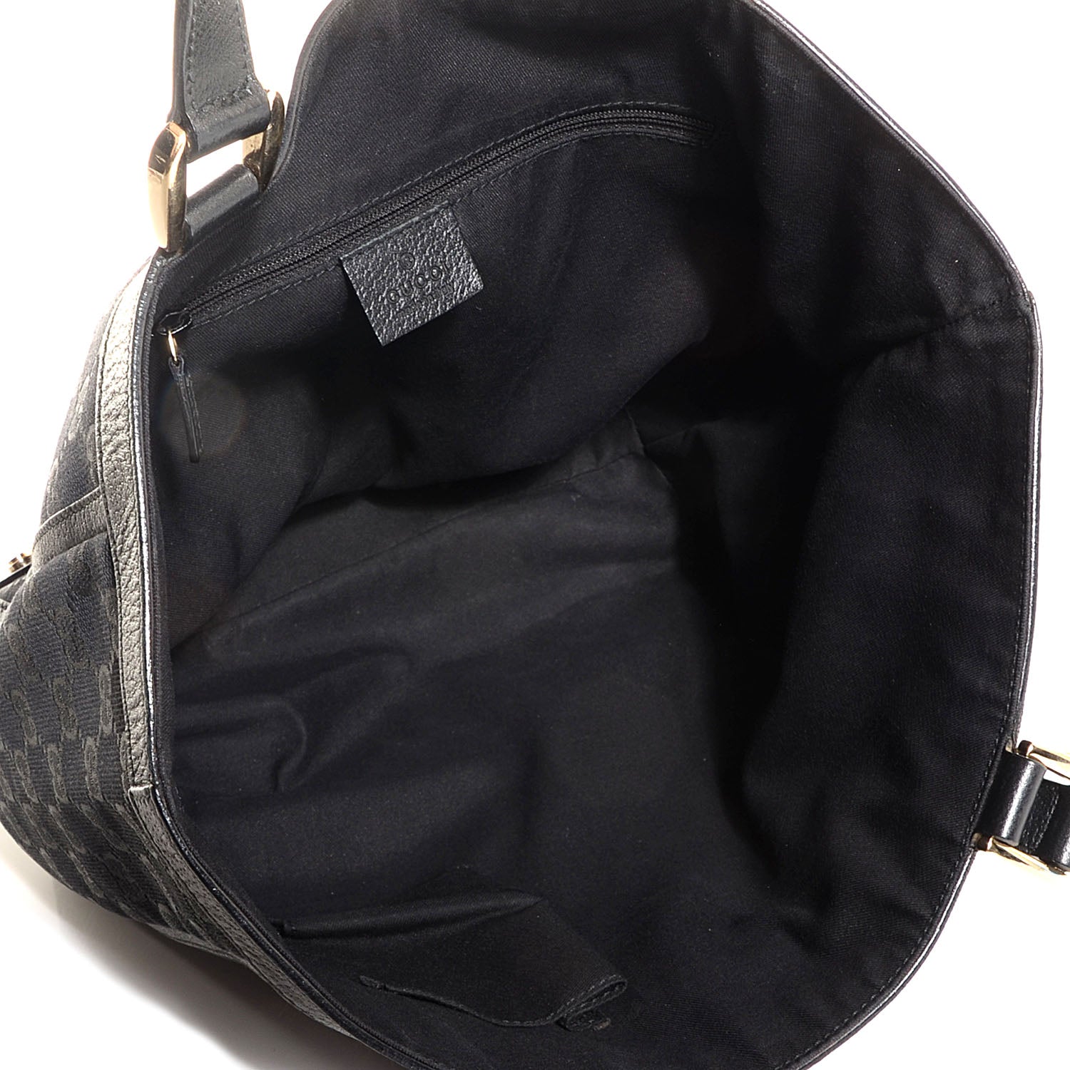 Gucci Monogram Small Abbey Tote Black 7 of 7