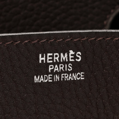 Hermes Fjord HAC Birkin 36 Chocolate 6 of 20