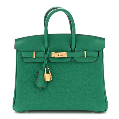Hermes Togo Birkin 25 Vert Vertigo 1 of 11