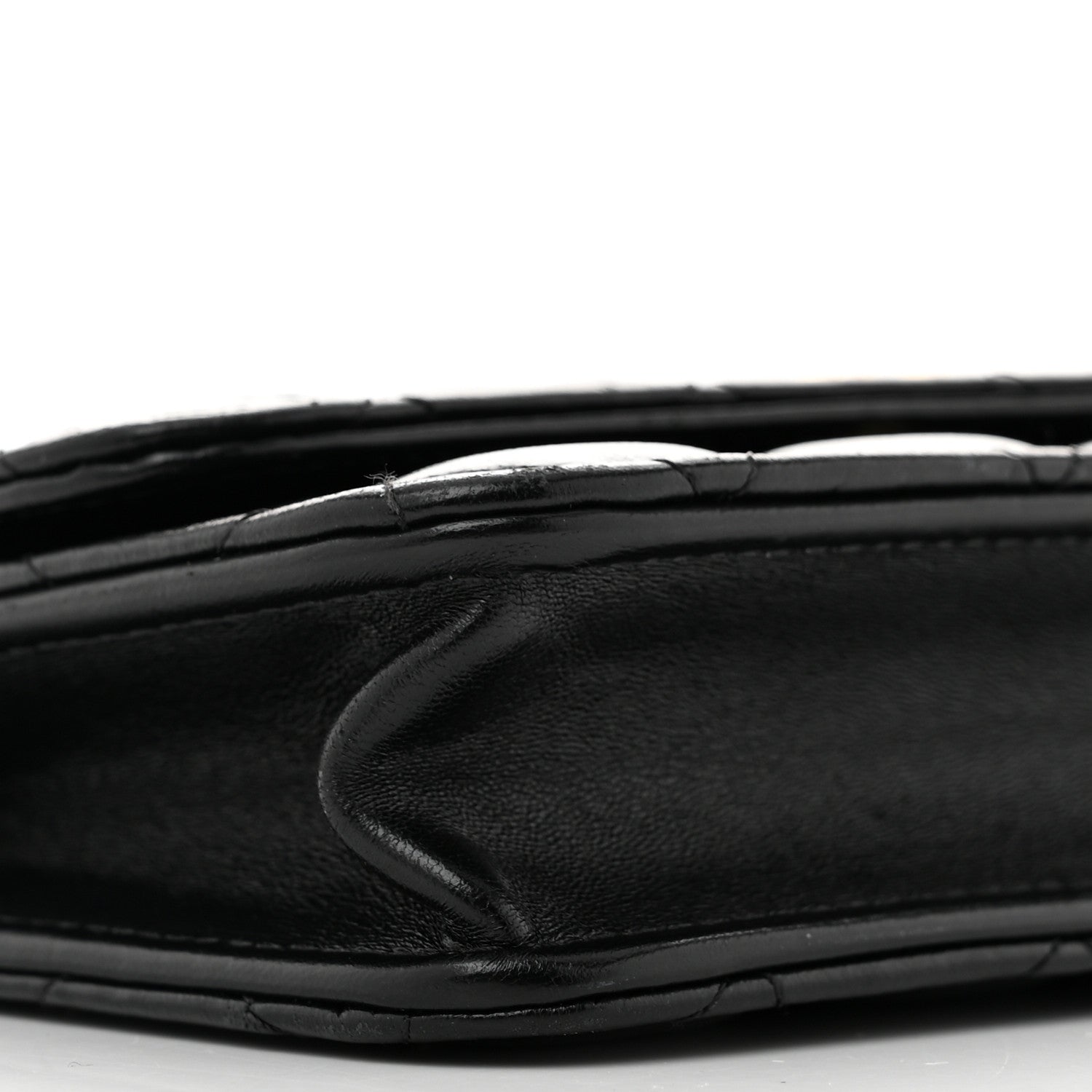 Chanel Quilted Pillow Crush Flap Phone Holder With Chain Black 10 of 14