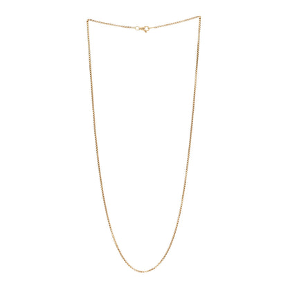 David Yurman 18K Yellow Gold 1.7mm Box Chain Necklace 22" 3 of 5