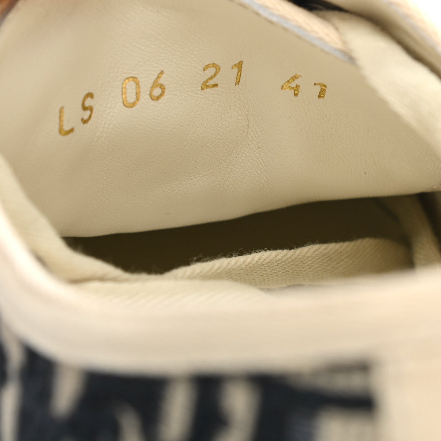 Canvas Oblique Walk'N'Dior Low Top Sneakers 41 Deep Blue