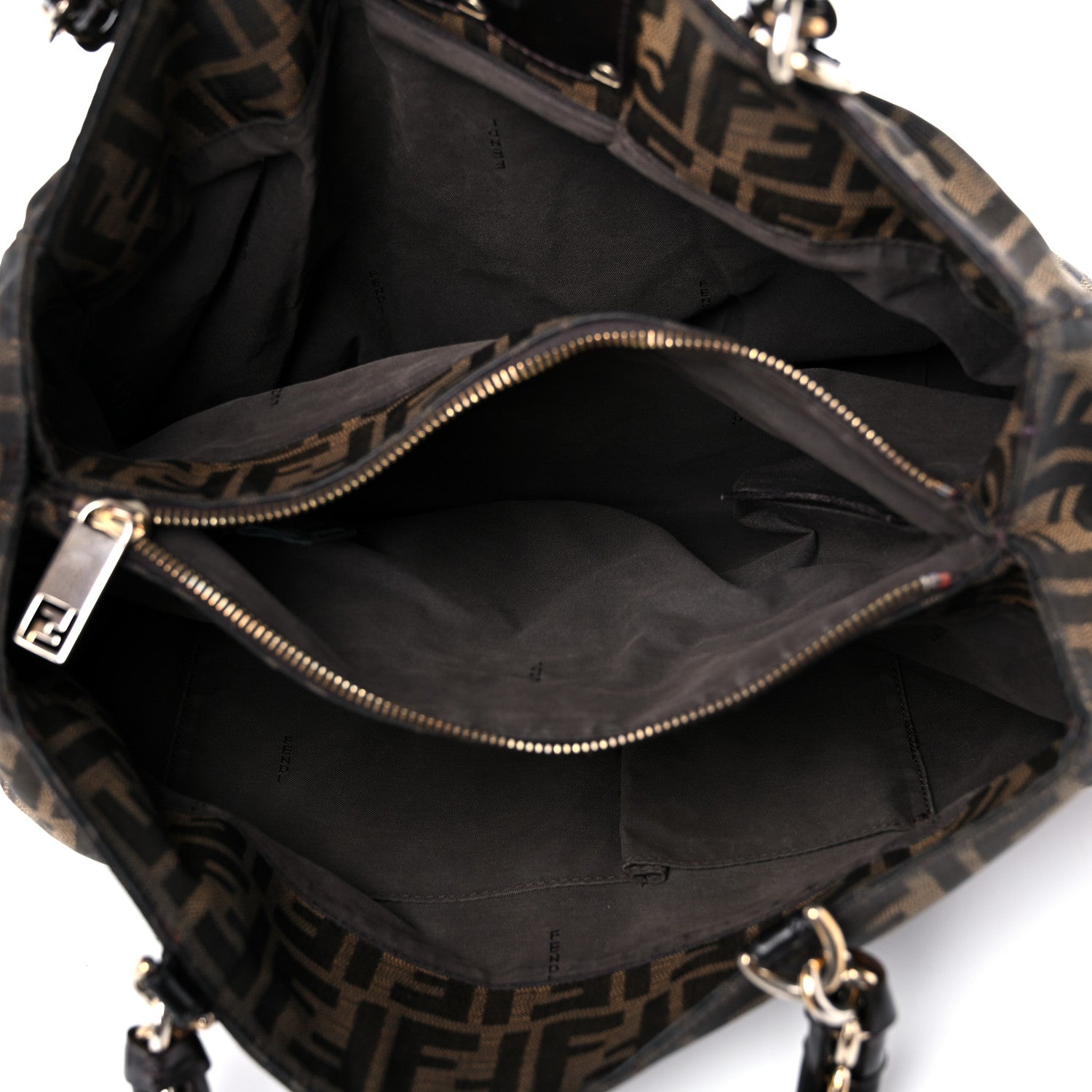 Fendi Zucca Mia Tote Tobacco 5 of 18