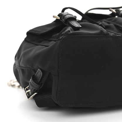 Prada Nylon Vela Mini Crossbody Backpack Black 8 of 9