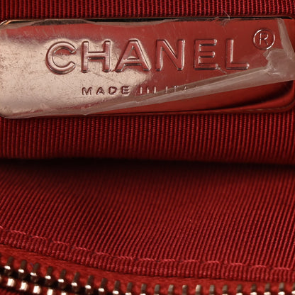 Chanel Shiny Crumpled Calfskin Quilted 31 Shopping Bag Red 6 of 13